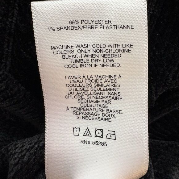 Express Black High Neck Turtle Neck Sweater Textured Size Small Womens - Picture 7 of 7